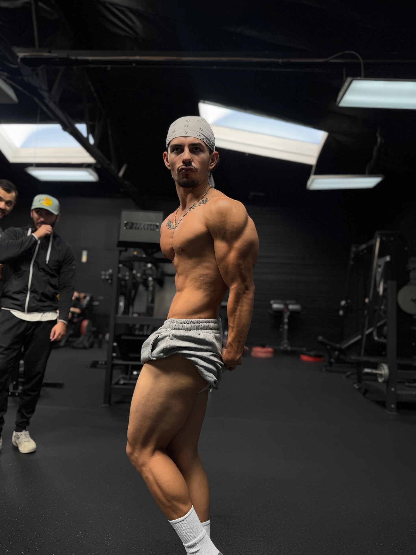Bert current physique side pose