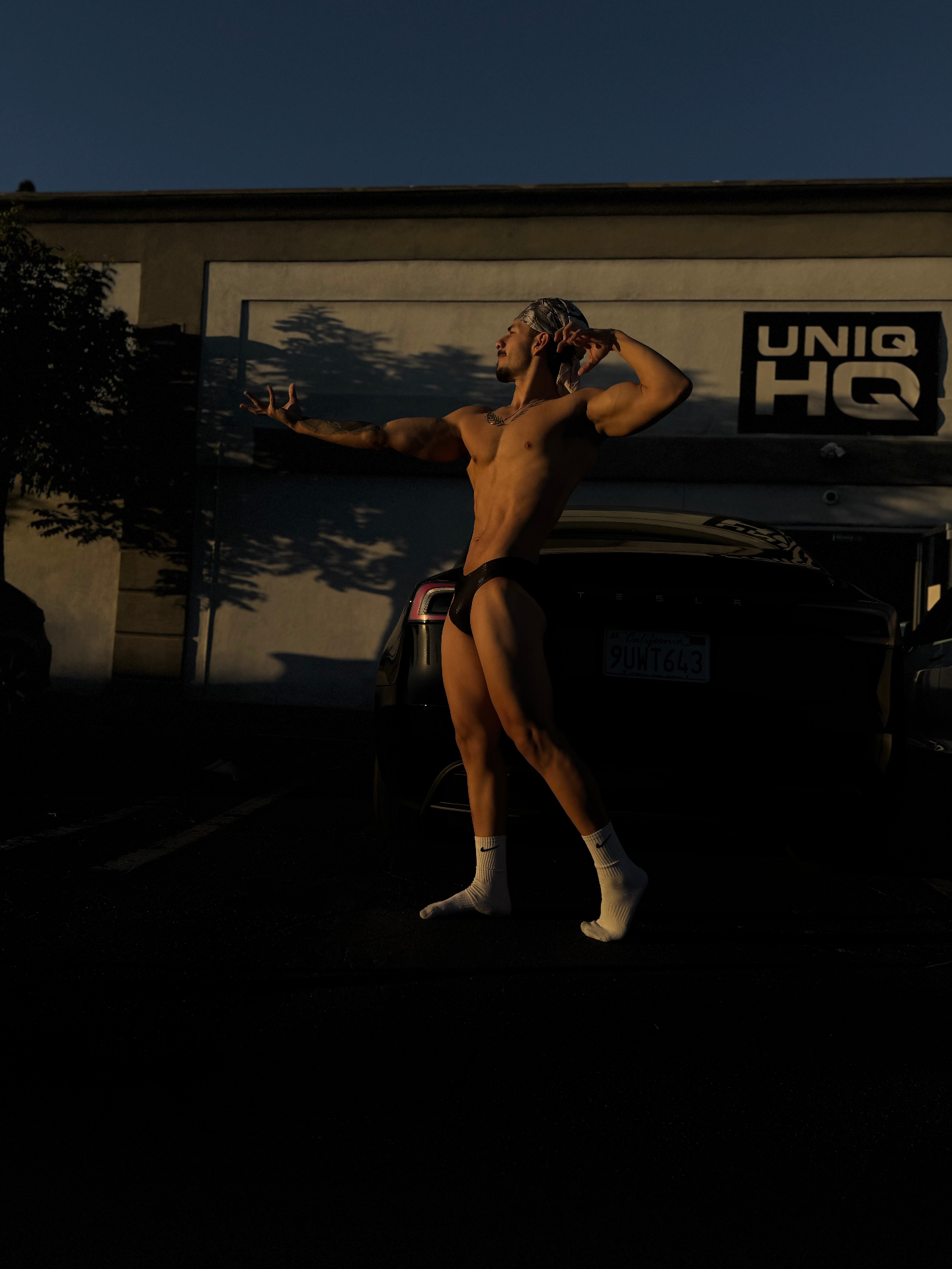Bert current physique outdoor pose